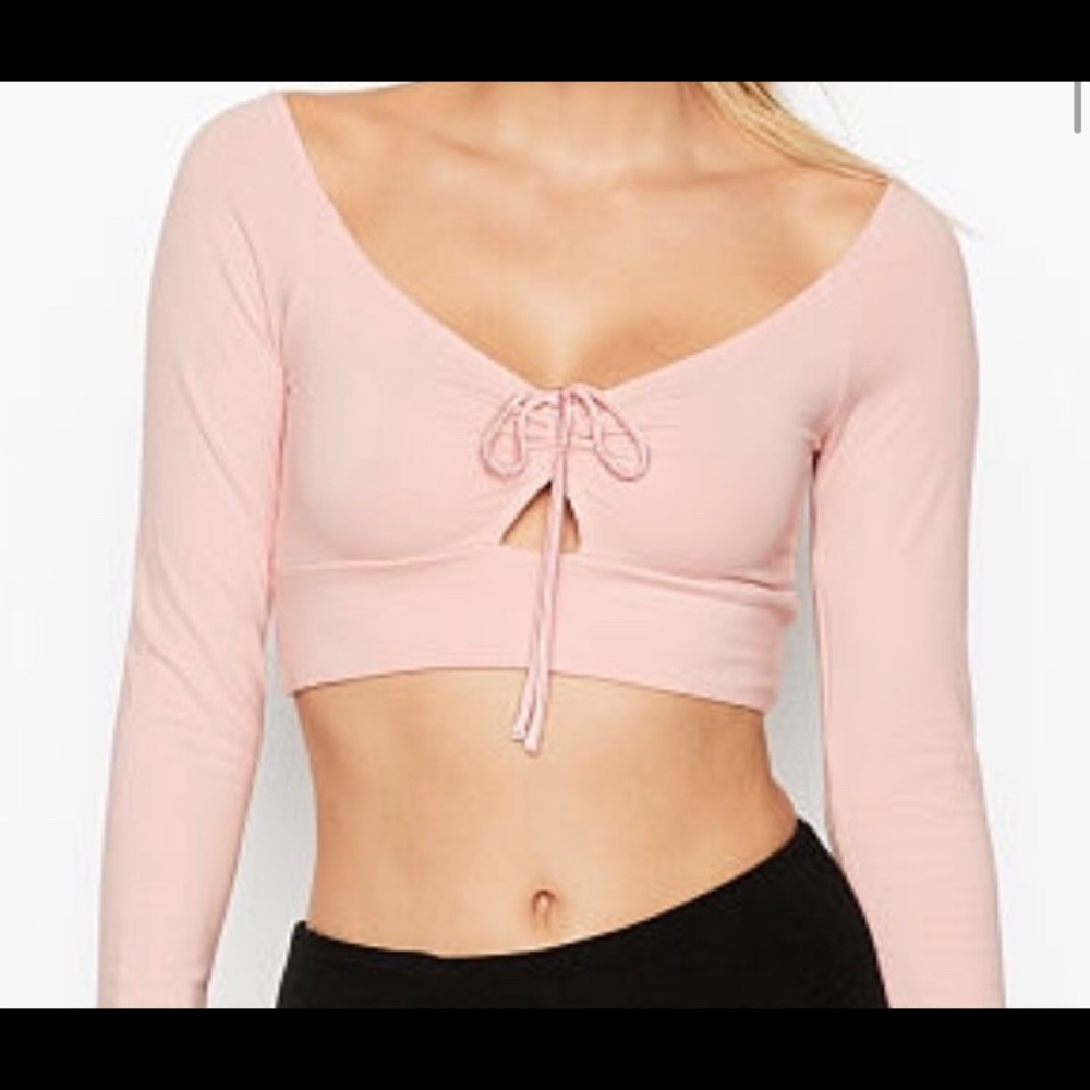 Victoria’s Secret Ruched Crop Top - Picture 2 of 4